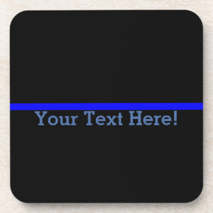 The Symbolic Thin Blue Line Personalise This Coaster