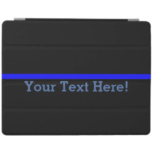 The Symbolic Thin Blue Line Personalise This iPad Smart Cover