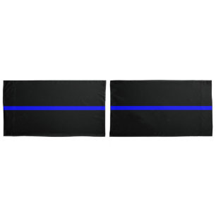 The Symbolic Thin Blue Line Pillowcase