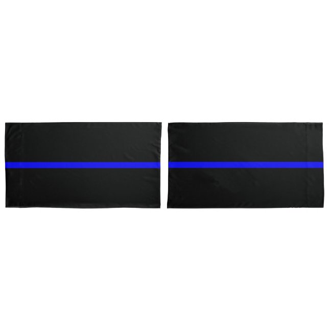 The Symbolic Thin Blue Line Pillowcase (Front-Set)