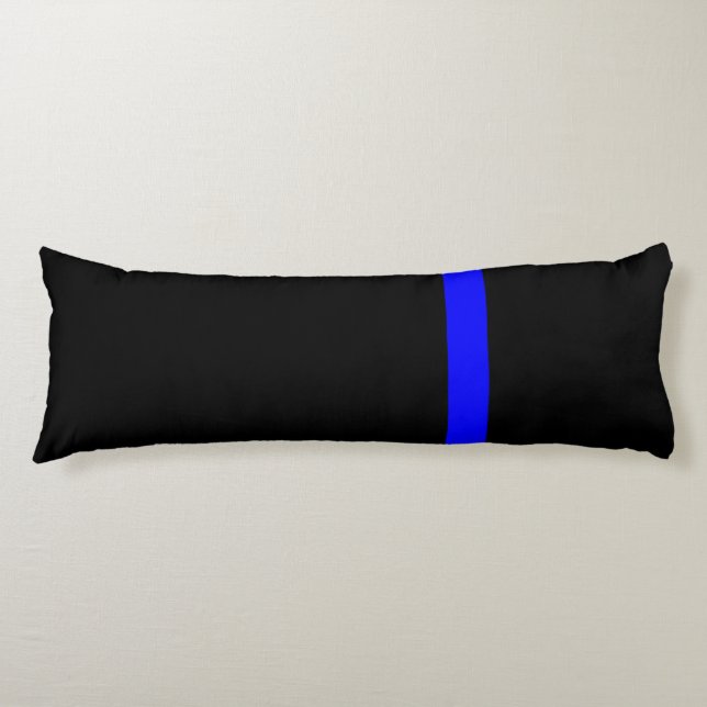 The Symbolic Thin Blue Line Vertical Body Cushion (Front)