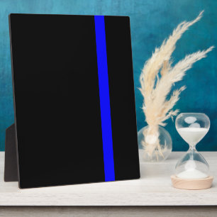 The Symbolic Thin Blue Line Vertical Plaque