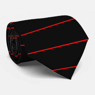 The Symbolic Thin Red Line Fashion on a Tie