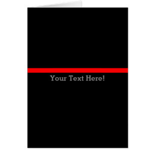 The Symbolic Thin Red Line Personalise This