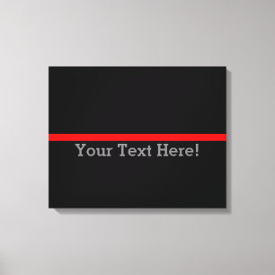 The Symbolic Thin Red Line Personalise This Canvas Print