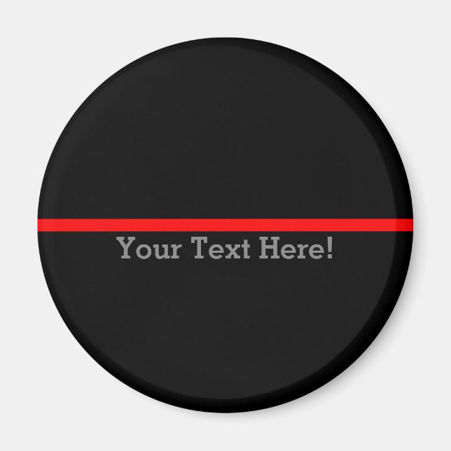 The Symbolic Thin Red Line Personalise This Magnet (Front)