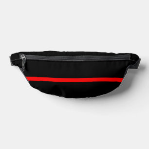 The Symbolic Thin Red Line Statement on a Bum Bags