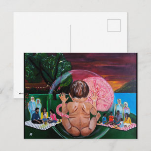 The Symphony of Souls Painting by Alfred Fox Postcard
