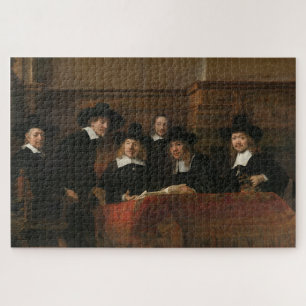 The Syndics: A Masterpiece by Rembrandt van Rijn Jigsaw Puzzle