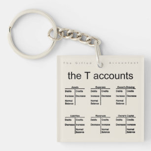 "The T Accounts" Key Ring