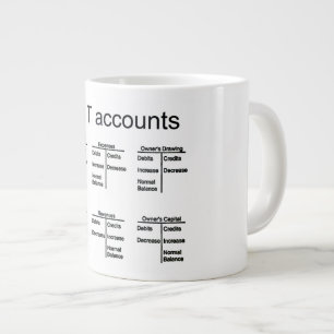 "The T Accounts"  Large Coffee Mug