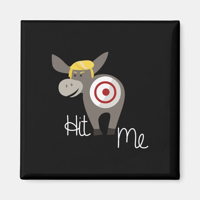 The Tail On The Donkey Trump  Magnet (Front)