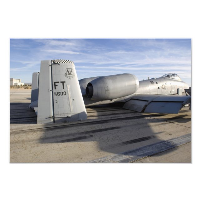 The tail section of an A-10 Thunderbolt II Photo Print (Front)