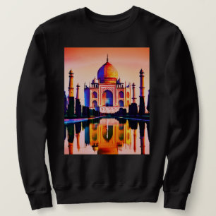The Taj Mahal Against a Sunset Sky Sweatshirt