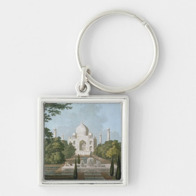 The Taj Mahal, Agra, from the Garden Key Ring (Front)