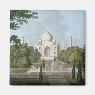 The Taj Mahal, Agra, from the Garden Magnet