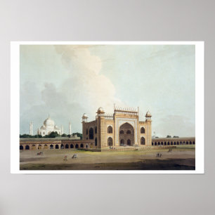 The Taj Mahal at Agra, from 'Oriental Scenery: Twe Poster