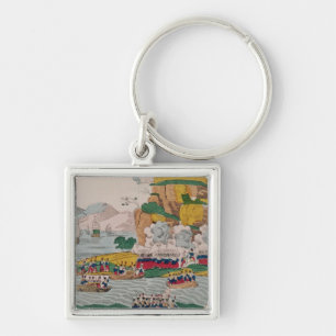 The Taking of Algiers by the French Key Ring
