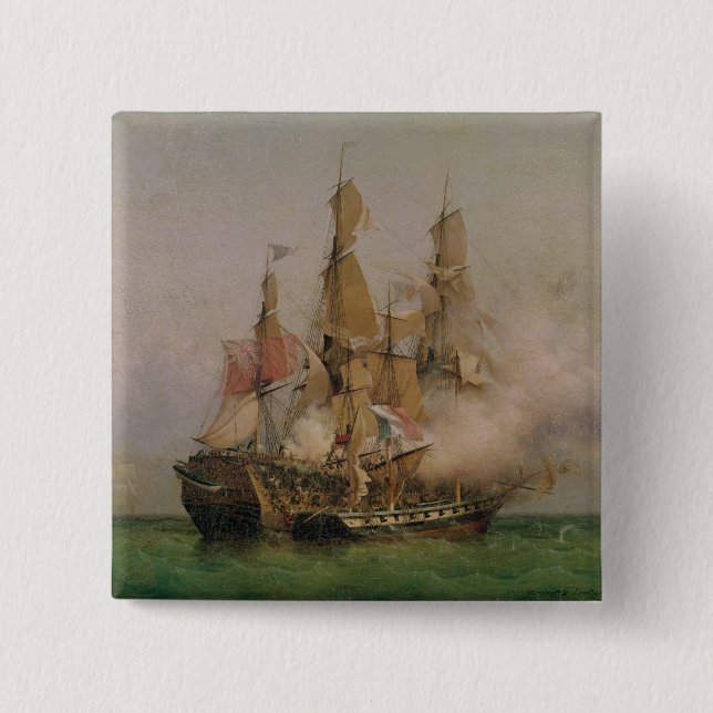 The Taking of the 'Kent' 15 Cm Square Badge (Front)