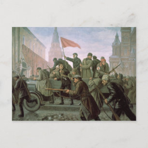 The Taking of the Moscow Kremlin in 1917, 1938 Postcard