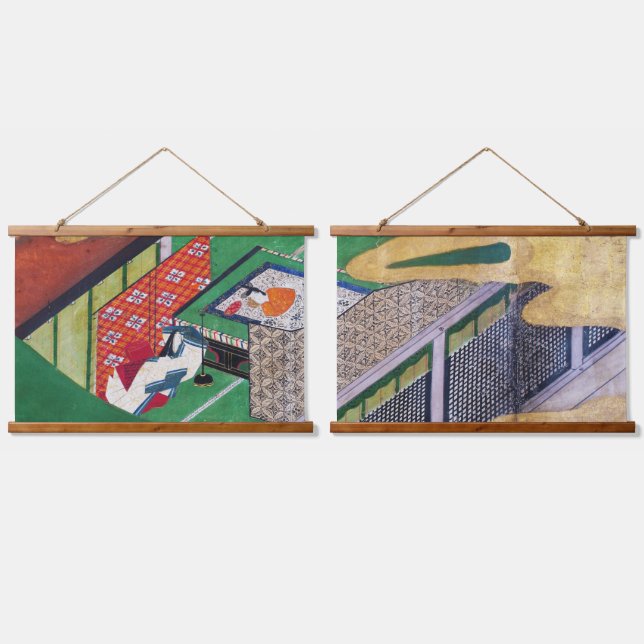 The Tale of Genji, Tawaraya Sotatsu Hanging Tapestry (Double)