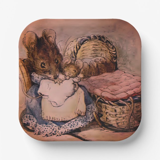 The Tale of Two Bad Mice', Paper Plates (Front)