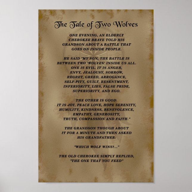 The Tale of Two Wolves Poster (Front)
