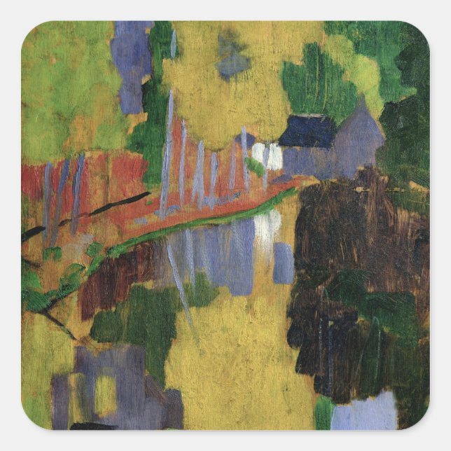 The Talisman Square Sticker (Front)