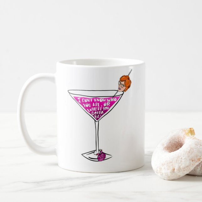 The talk of the Townie: Pammy Cocktail Coffee Mug  (With Donut)