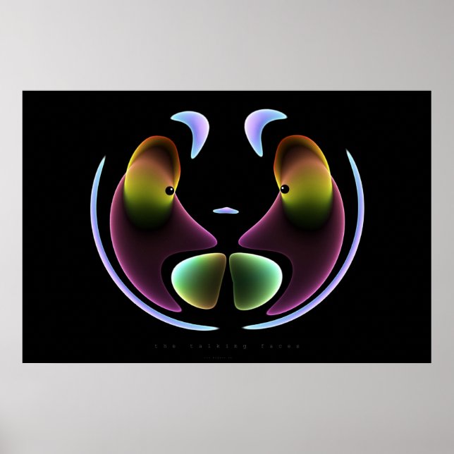 the talking faces poster (Front)