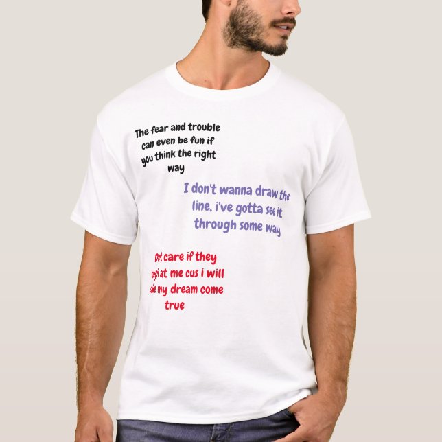 The talking shirt (not really) (Front)