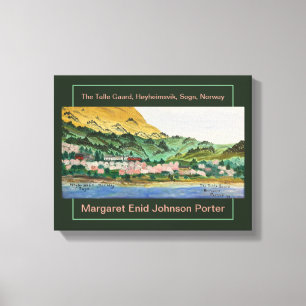 The Talle Gaard (The Talla Farm) '78 MEJP Fine Art Canvas Print