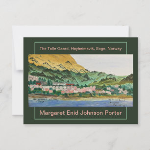 The Talle Gaard (The Talla Farm) '78 MEJP  Postcard