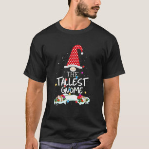 The Tallest Gnome Christmas Family Matching Pjs Fu T-Shirt
