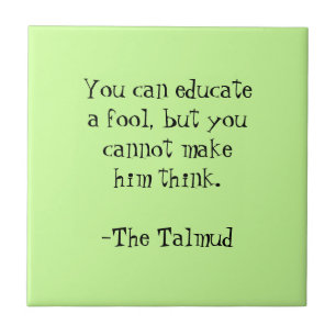 The Talmud-Wisdom Quote Tile