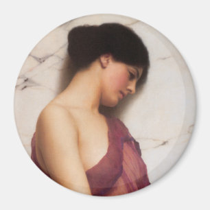 The Tambourine Girl by John William Godward Magnet