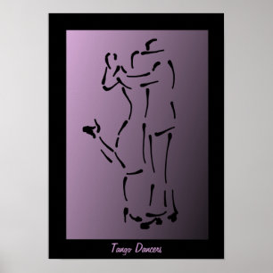 The Tango Dancers Poster