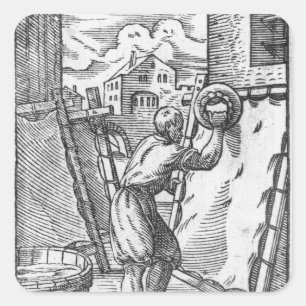 The tanner square sticker