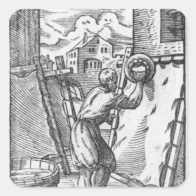 The tanner square sticker (Front)
