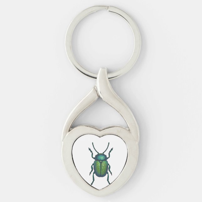 The tansy beetle key ring (Front)