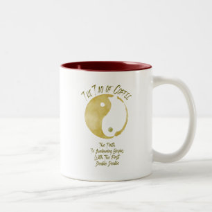 The Tao of Double Double Two-Tone Coffee Mug