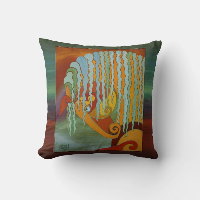 The Tao of Intensity Horse Pillow (Front)