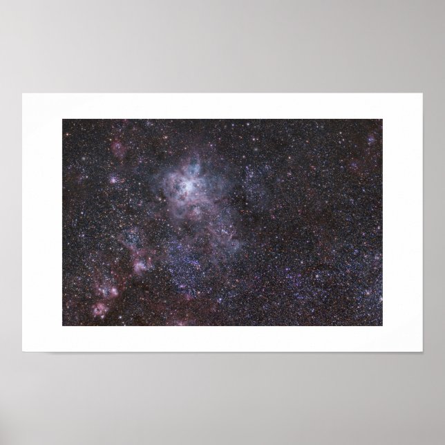 The Tarantula Nebula - Large Magellanic Cloud Poster (Front)