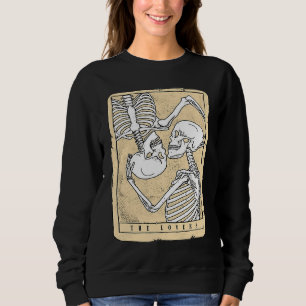The  Tarot Card  Vintage Astrology Goth Valentine  Sweatshirt