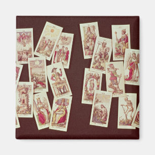 The tarot cards of the Major Arcana Magnet