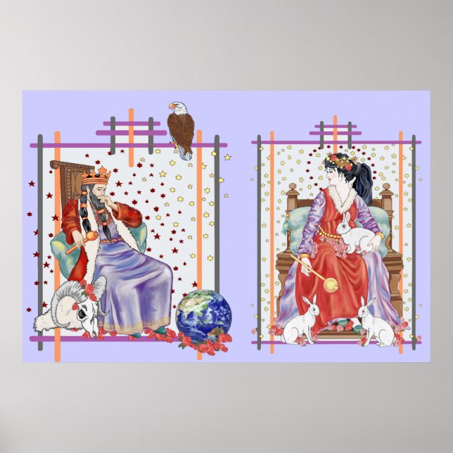 The Tarot Empress & Emperor Poster (Front)