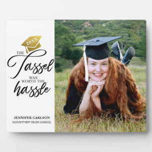The tassel personalised Graduation Photo Plaque