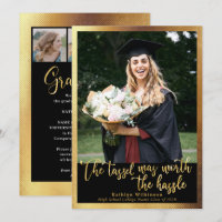 The Tassel was Worth the Hassle Gold 4 Photo Grad