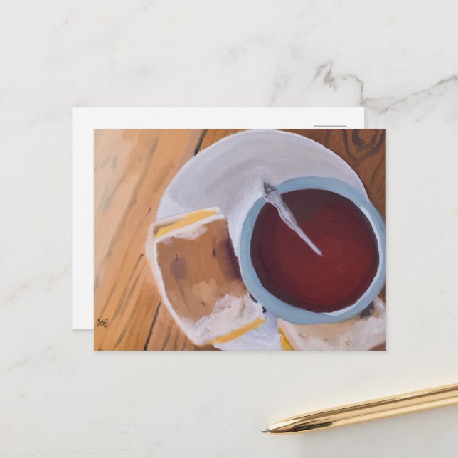 The Taste of Warmth Postcard (Front/Back In Situ)