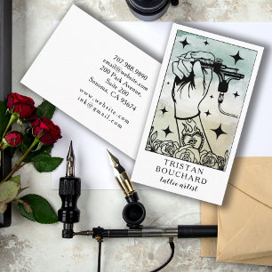 The Tattoo Artist Tarot Business Card